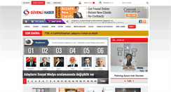 Desktop Screenshot of guvenlihaber.com